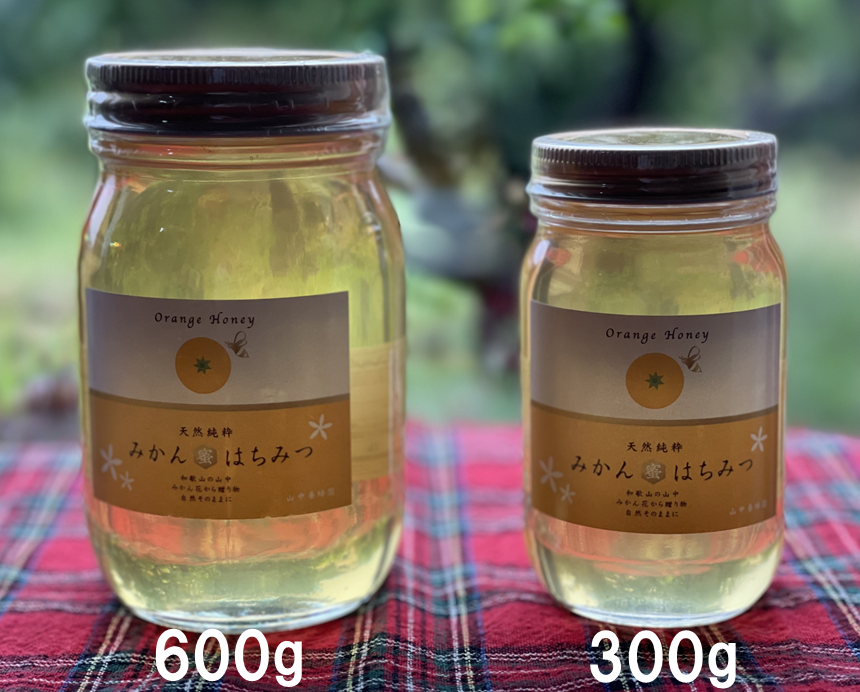 国産純粋はちみつ!美容と健康に!和歌山特産みかんはちみつ(600g)