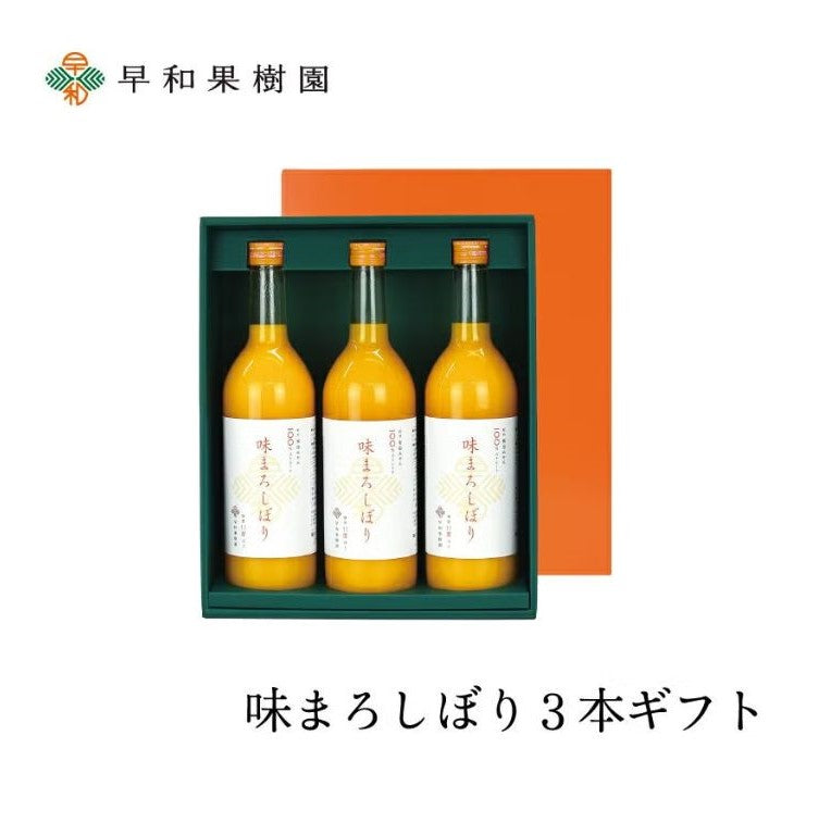 有田みかんストレートジュース「飲むみかん」720ml｜早和果樹園｜すっきり甘い定番ジュース｜