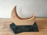 Atelier　Yadori　音箱－月－明（桧）（木製スピーカースタンド　Iphene）